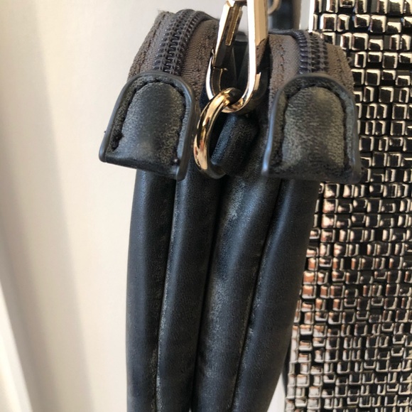 Grey cross body tassel bag - Picture 3 of 8